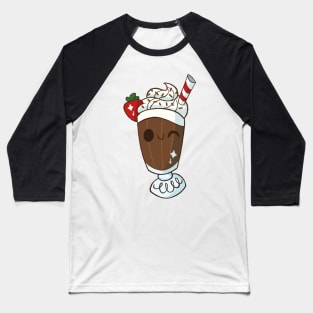 Chocolate Milkshake Baseball T-Shirt